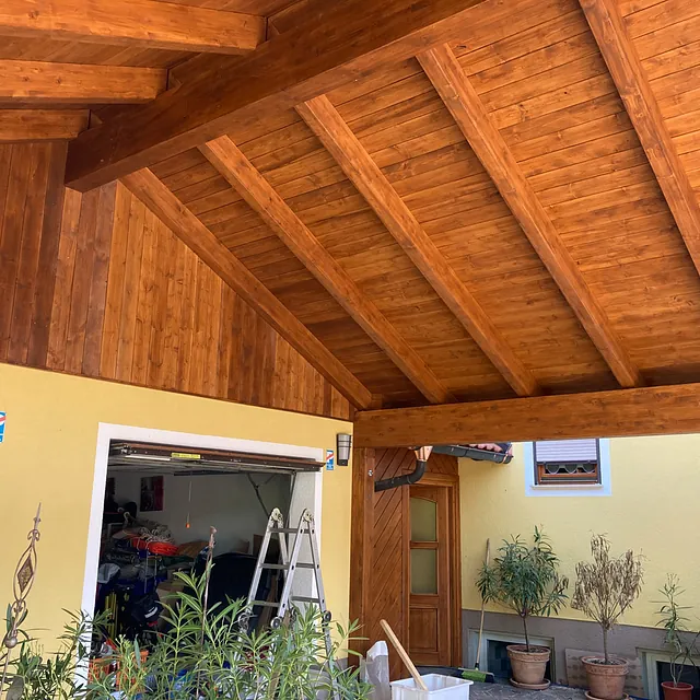 Carport aus Holz