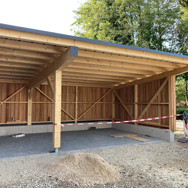 Carport aus Holz