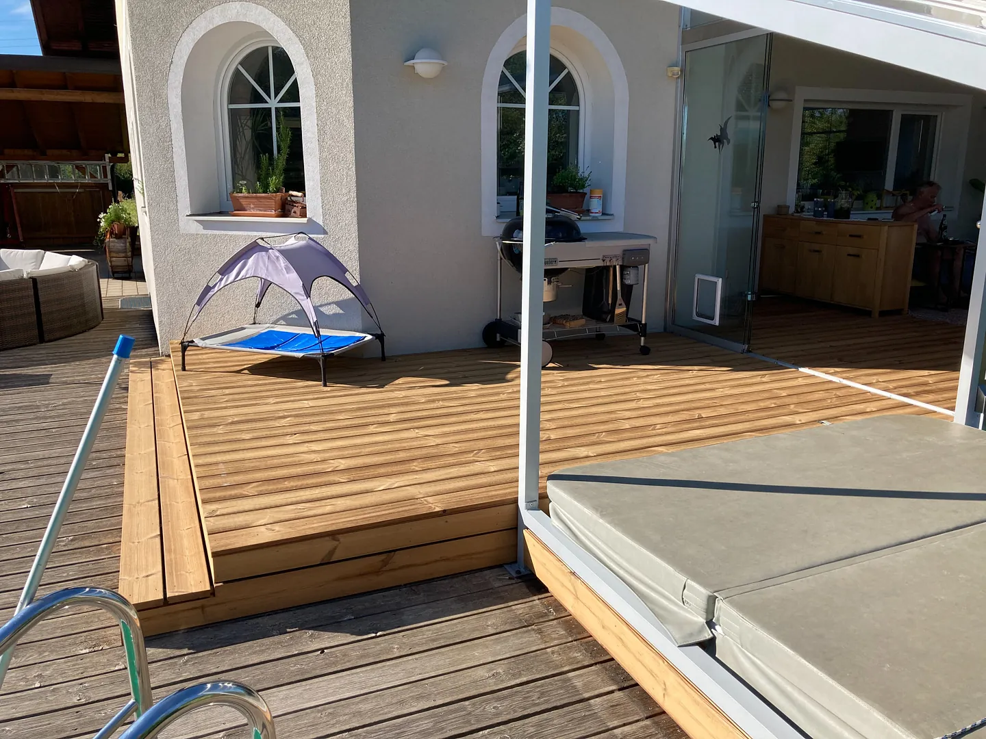 Terrasse aus Holz