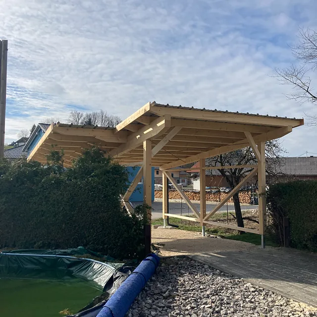 Carport aus Holz