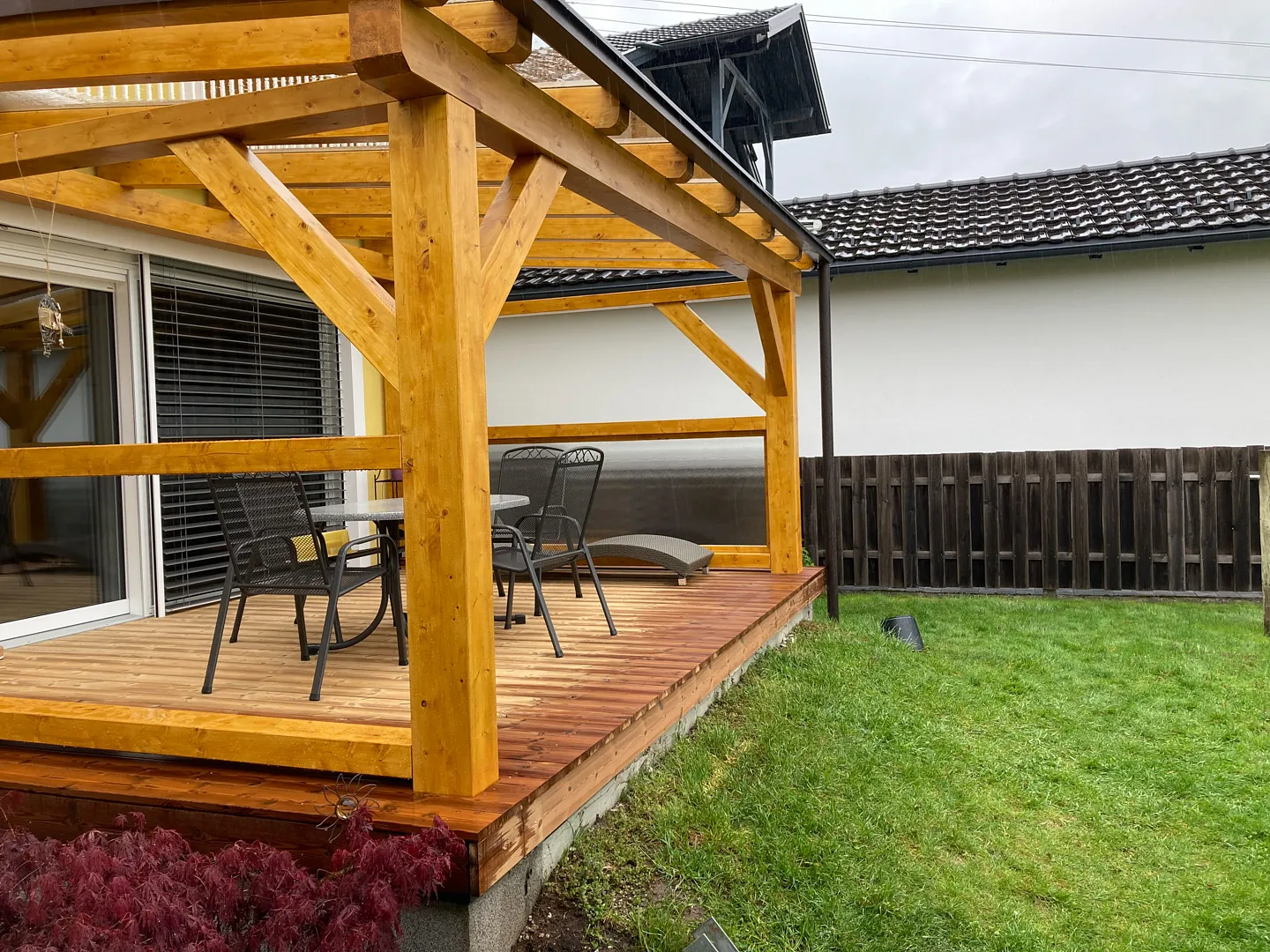 Terrasse aus Holz