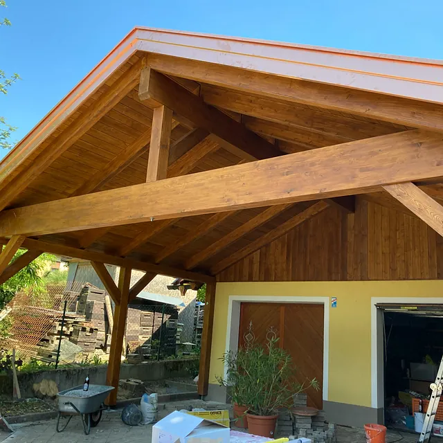 Carport aus Holz