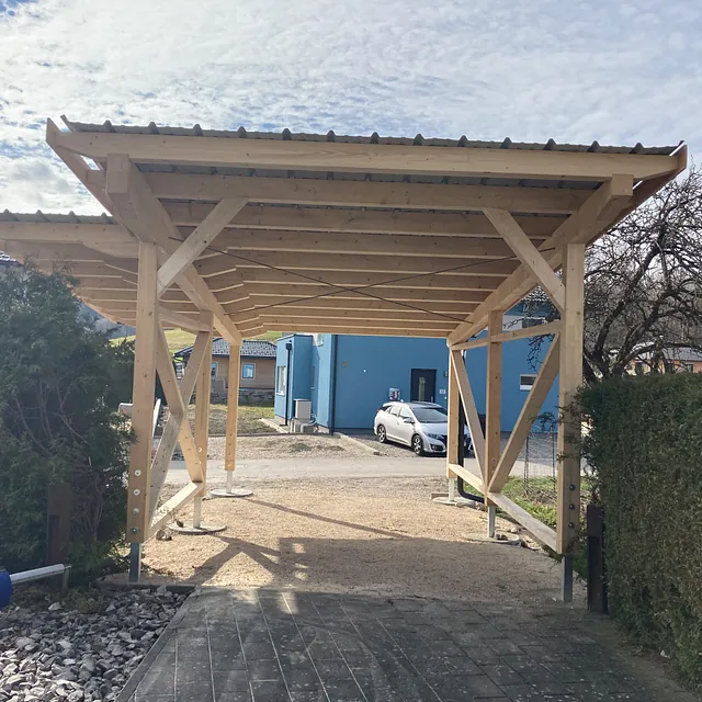 Carport aus Holz