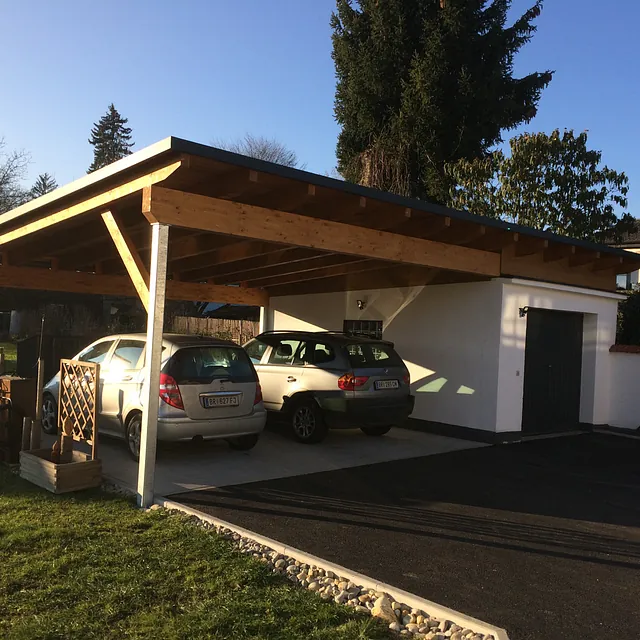 Carport aus Holz