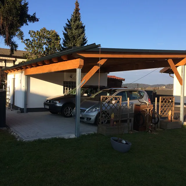 Carport aus Holz