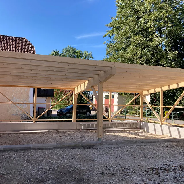 Carport aus Holz