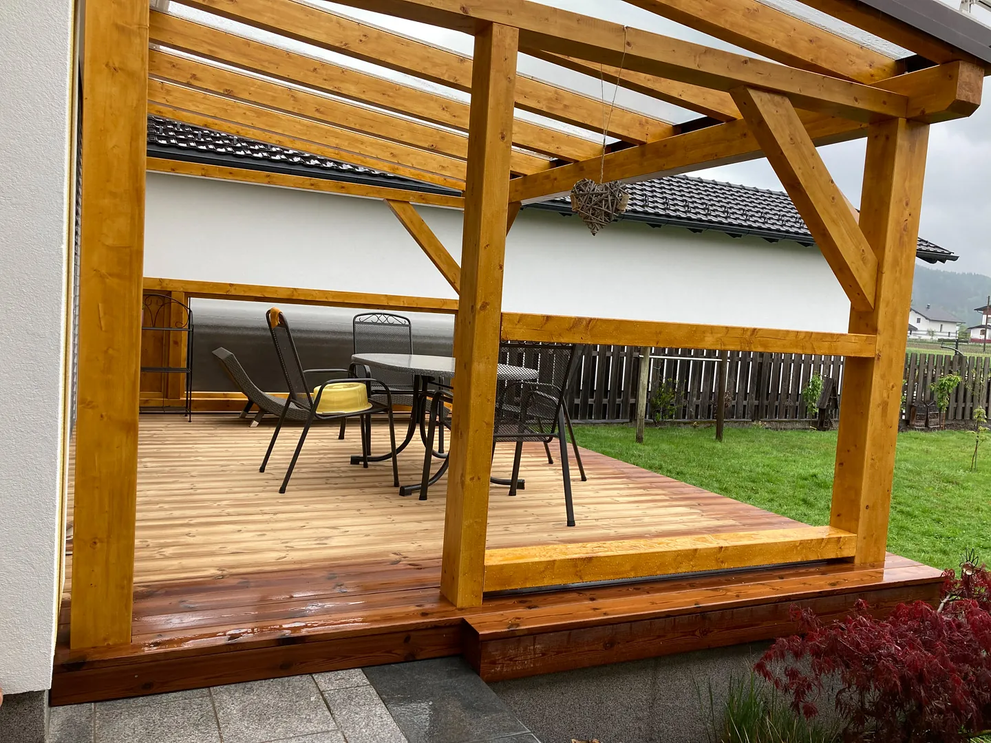 Terrasse aus Holz